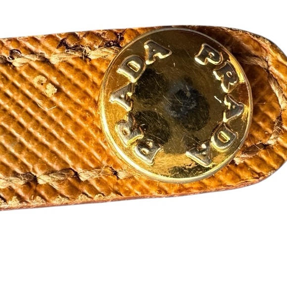 Prada Brown Leather Signature iPod Case Accessory - Picture 8 of 10